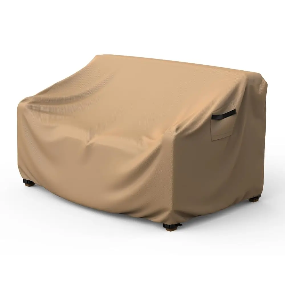 

Heavy Duty Patio Sofa Cover, 3-Seater Outdoor Sofa Loveseat Cover, Outdoor Patio Furniture Cover With Air Vent And Handles,