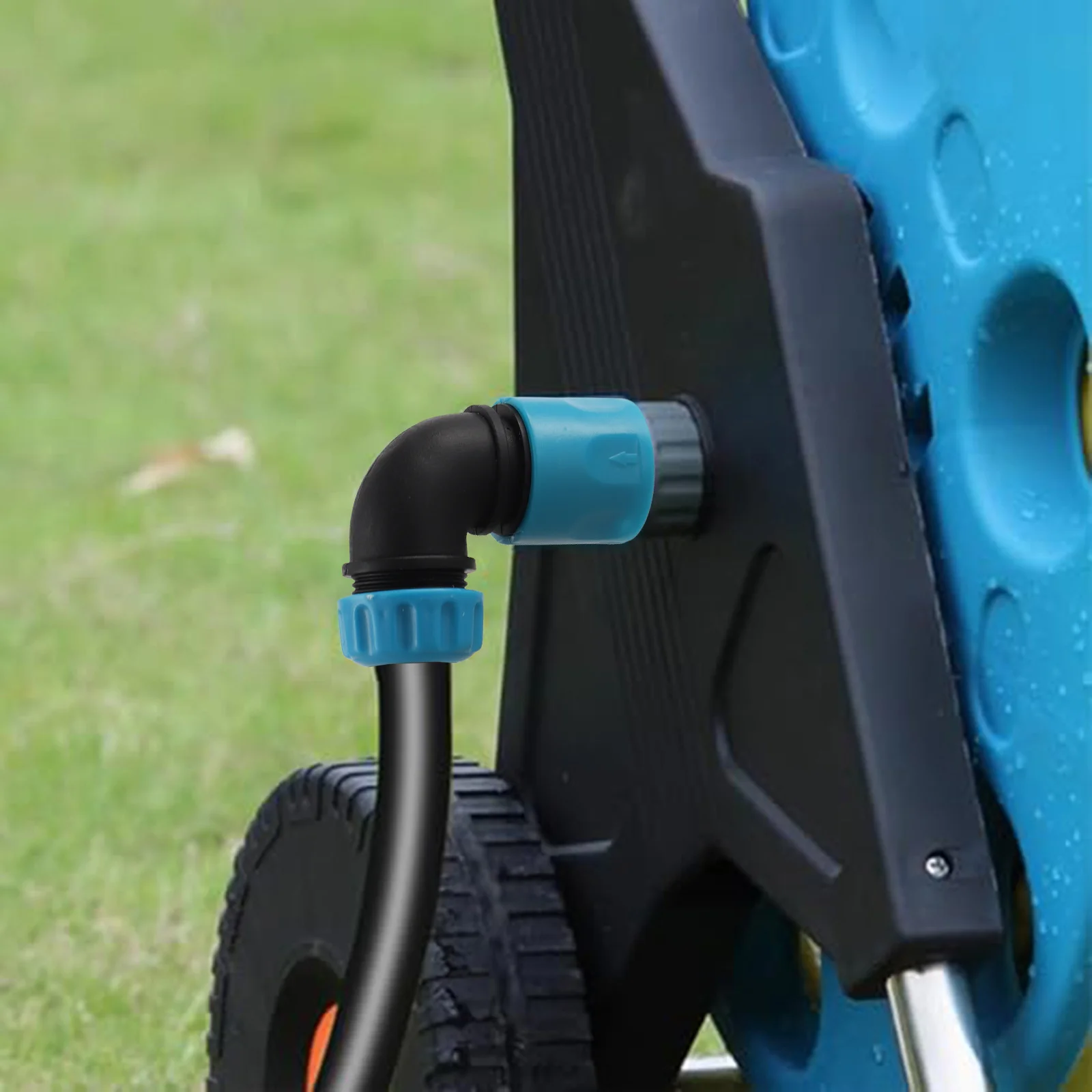 

Hose Coupling Elbow Quick Connectors 90 Degree Angle Design ABS Material Compatible With 12-13mm Hoses For Garden Irrigation