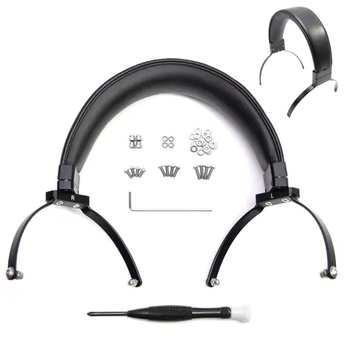 양가죽 풀 메탈 헤드밴드, Hifiman Arya Ananda Edition XS X HE1000se HE1000 V2 Jade II,Arya Organic/Ananda Nano 헤드폰 