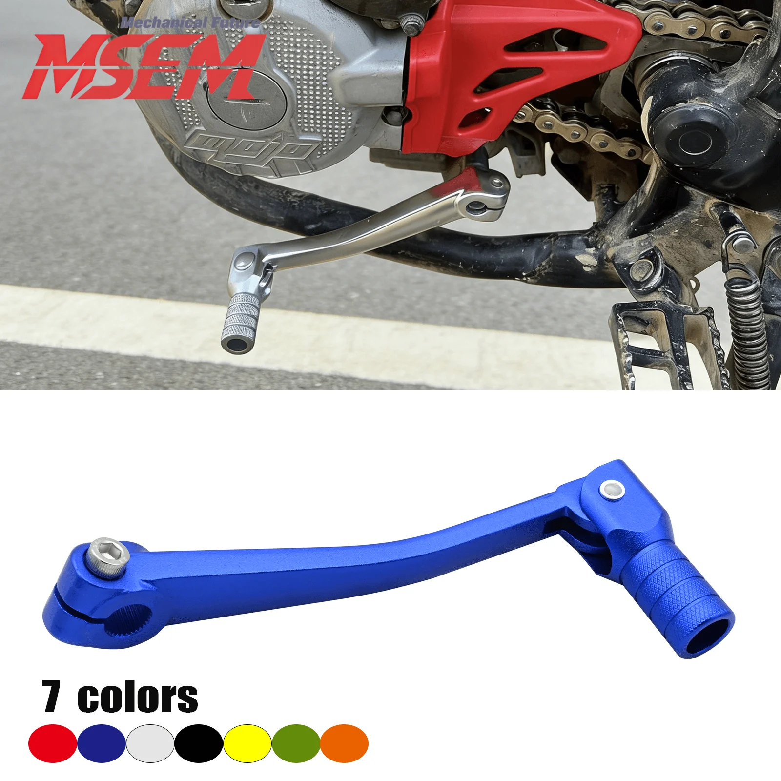 

For ZongShen NC250 NC450 ATV Kayo T2 T4 T6 KTM Yamaha Honda 125 150 200 250 300 350 450 Motocross CNC Folding Gear Shift Lever
