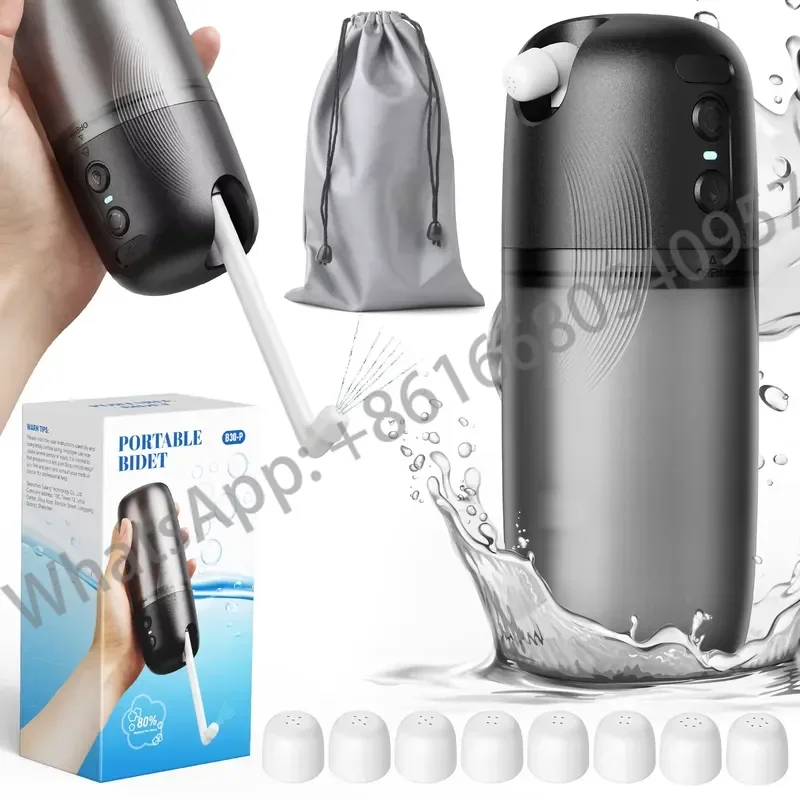 Collapsible 2000mAh Personal Handheld Outdoor Bidet Electric Foldable Pocket Spray Rechargeable Portable Smart Home Travel - view 4