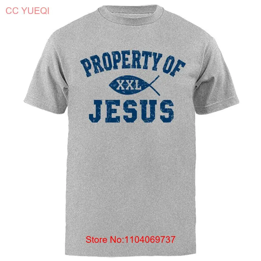 Property of Jesus Christ Christian Religious God Bible Church Graphic T-shirt