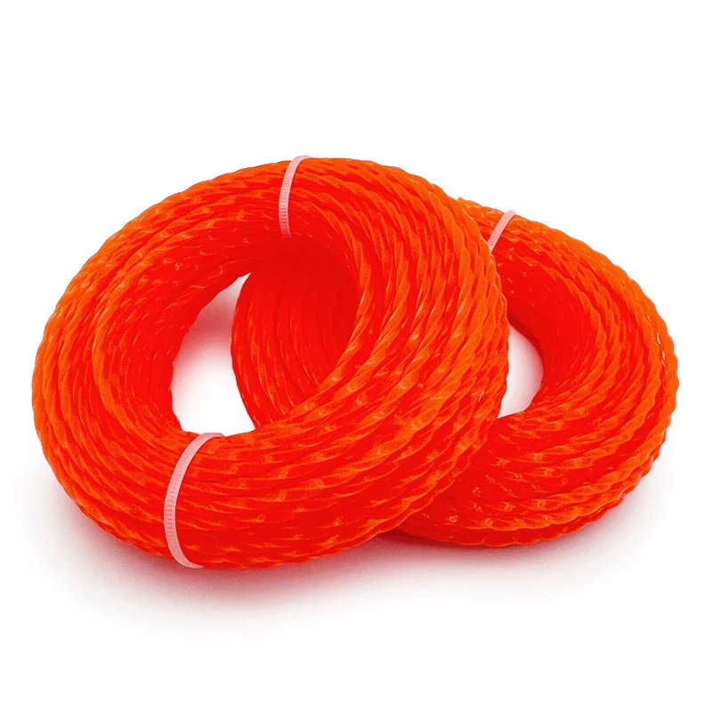 Twist 3.0 มม. 15 ม. สายทริมเมอร์สําหรับสวนเครื่องมือไฟฟ้าเครื่องตัดหญ้าเครื่องตัดหญ้า