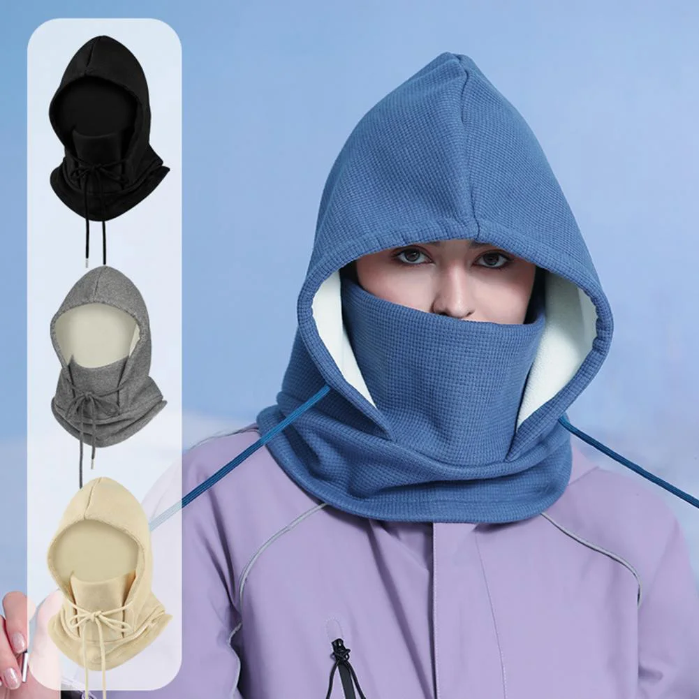 Zima balaclava maska outdoorové běžecký tramping šály krk oriel samet teplejší kapuce pro ženy muži cyklistika dropshipping