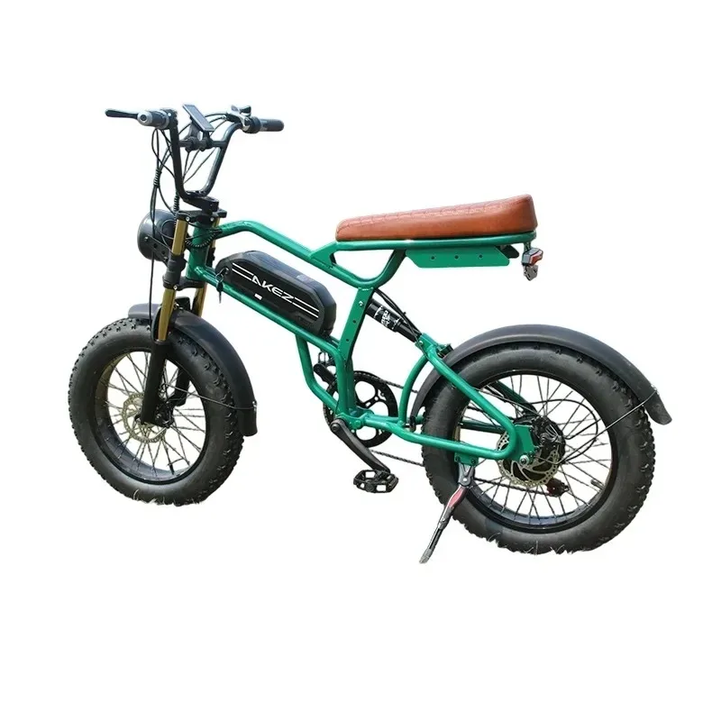 

Akez HS 48V 13Ah 500W 7-Speed High-Carbon Steel Electric Road Bike | Retro Style | 4.0 Fat Tires | Ideal for Commuting