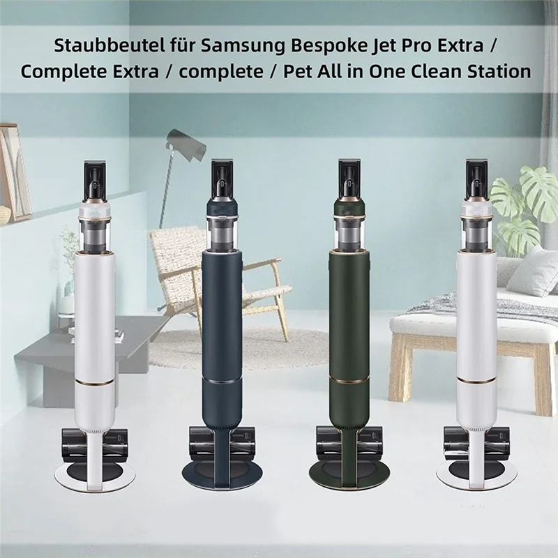 Meilleurs sacs d'aspirateur VCA-ADB952 pour aspirateur à main Samsung Bespoke Jet Pro Extra/complet Extra/complet/animal de compagnie
