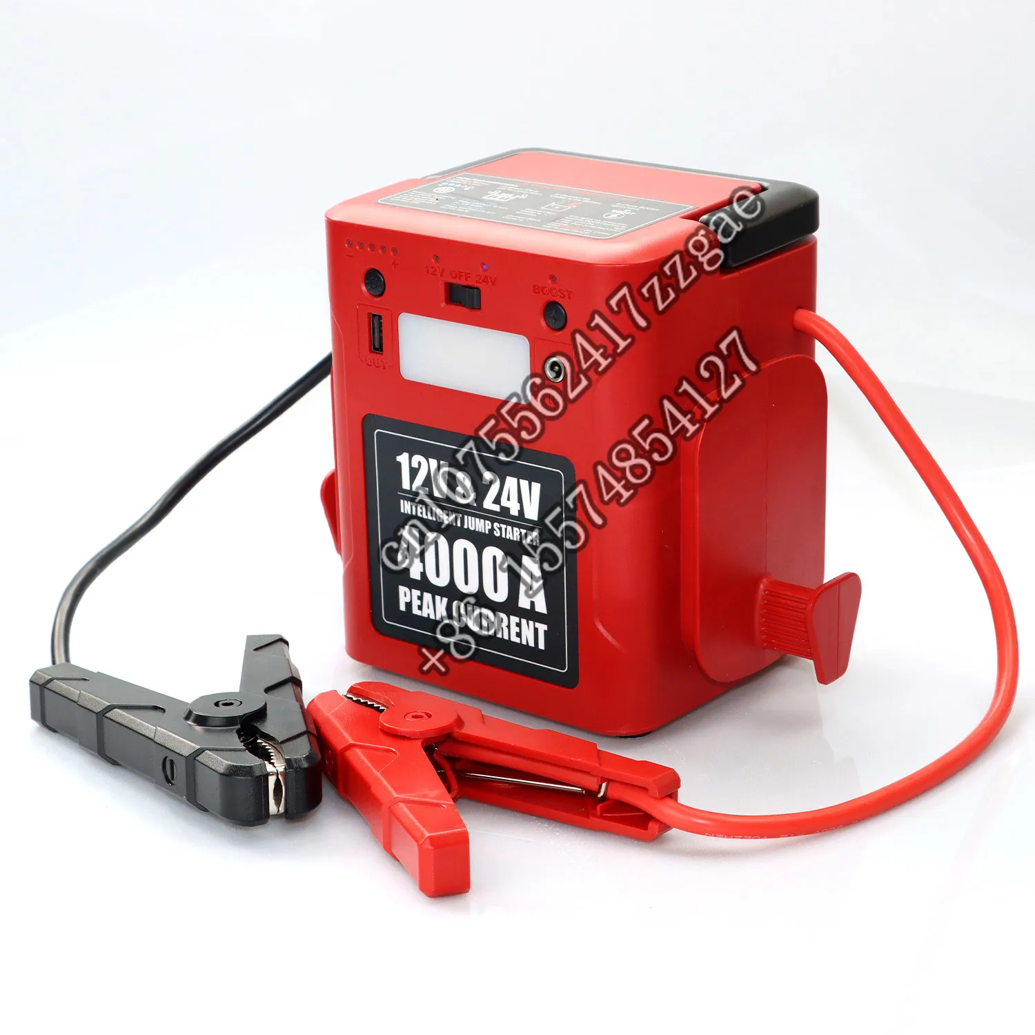 China factory wholesales  56000mah heavy duty jump starter 12V 24V for  truck bus