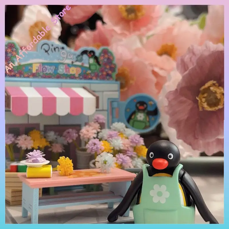Pingu sonho cabine caixa cega série original mistério ovo relógio ornamento brinquedo na moda para crianças presente de aniversário em estoque