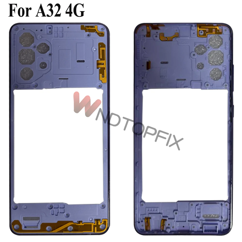 For Samsung Galaxy A32 4G A325 5G A326 Middle Frame With Side Bottun Housing Case Replacement Part For Samsung A32 Middle Frame