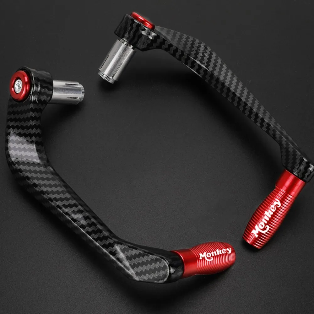 

For HONDA MONKEY 125 MONKEY125 2018-2024 2023 2022 CNC Universal Motorcycle Handlebar Grips Guard Brake Clutch Lever Protector