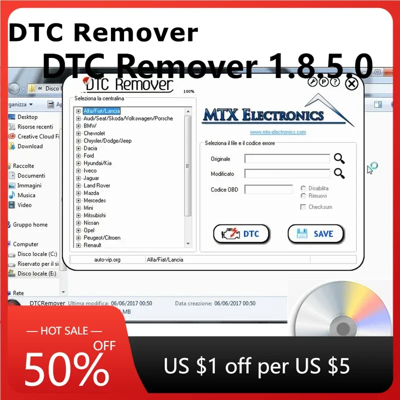 

2025 Hot DTC Remover 1.8.5.0 для KESS KTAG FGTECH OBD2 Программное обеспечение MTX DTC Remover с Keygen + 9 дополнительных программного обеспечения для настройки ECU Fau