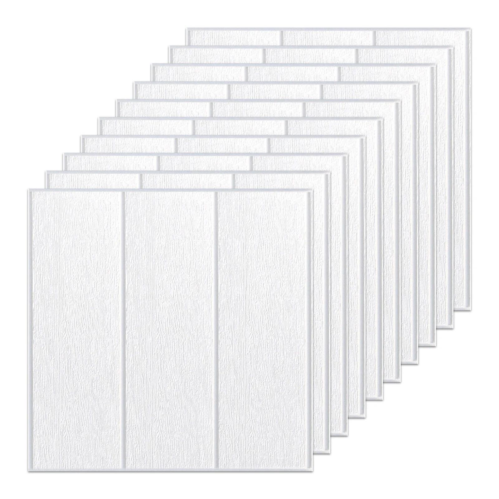 

40PCS Soft Foam 3D Tile Wall Stickers for Living Room Bedroom Kitchen and Kids Room Waterproof and Sound Insulated Panels