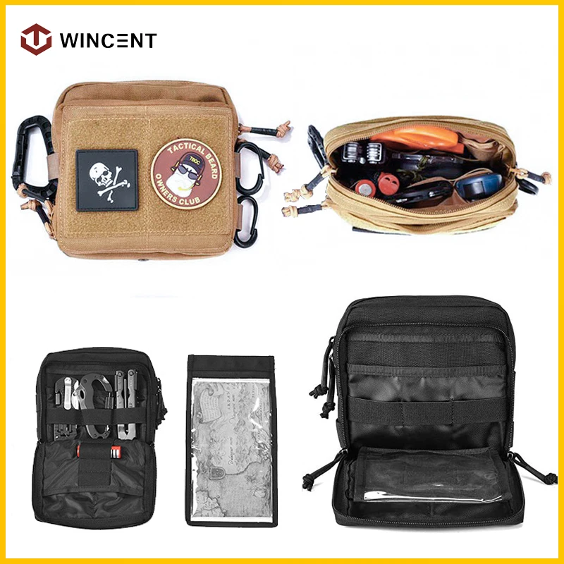 Pouch Gear Utility Map Admin Pouch Outdoor EDC Tool Molle Bag Organizer Waist Pack Hunting Accessories