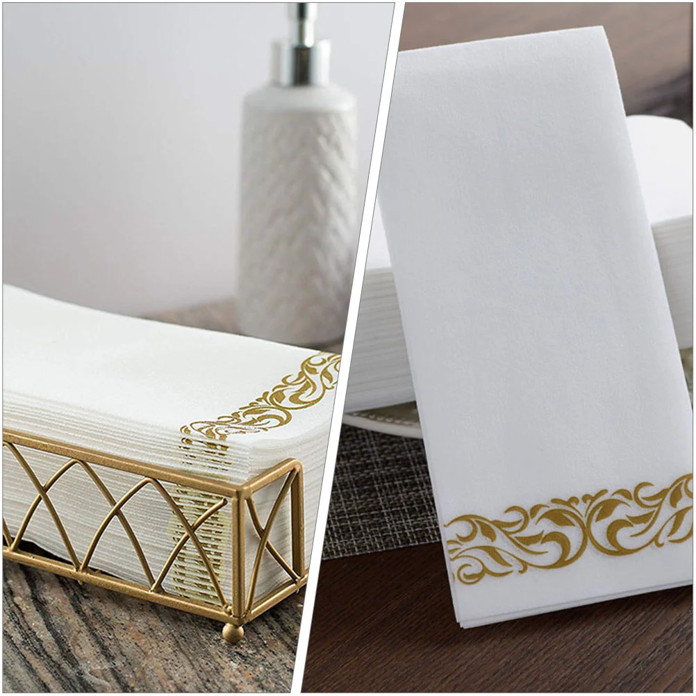 25 Pcs Paper Napkin Wedding Napkins for Reception Dinner Decorations Virgin Wood Pulp Hotel Desktop Decorative Tissue Party