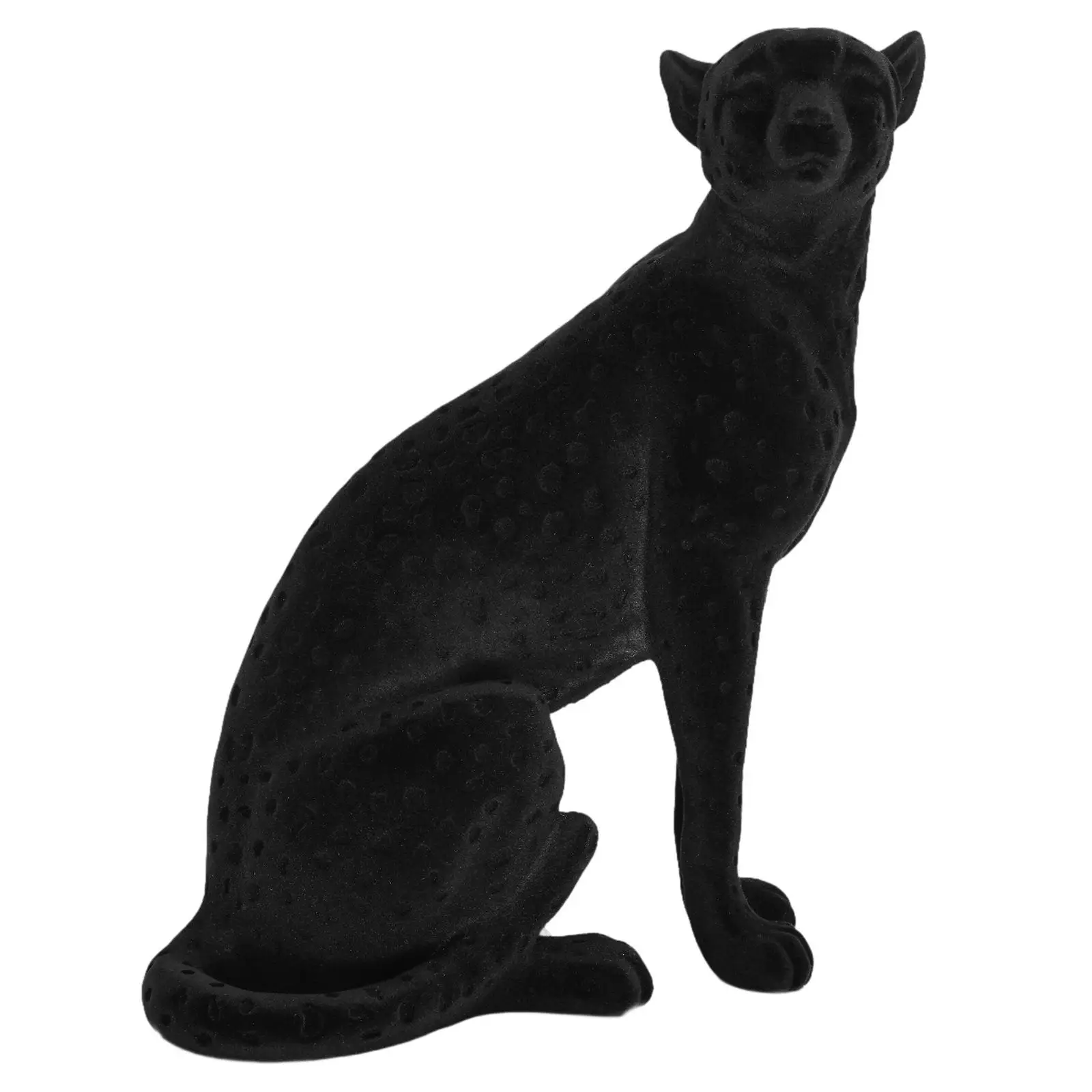 

Статуэтка из смолы, леопардовая статуя, подарок, украшение, коллекция, поделки, украшение, животное, скульптура для книжной полки, стола, спальни, офиса