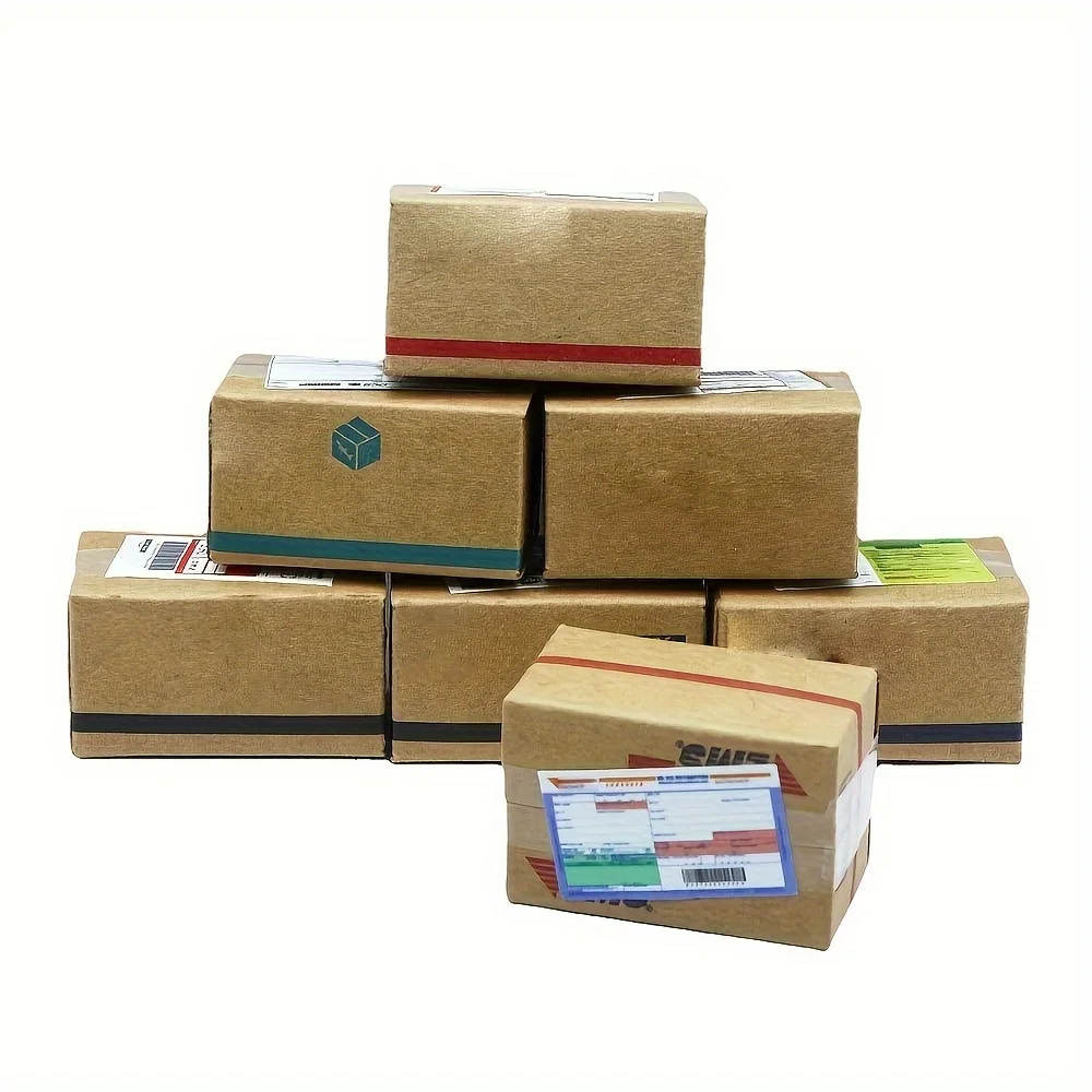 Mini juego de cartón exprés, Ideal para almacenamiento de casa de muñecas, Mini accesorios de escena, relleno y exhibición de Mini regalos