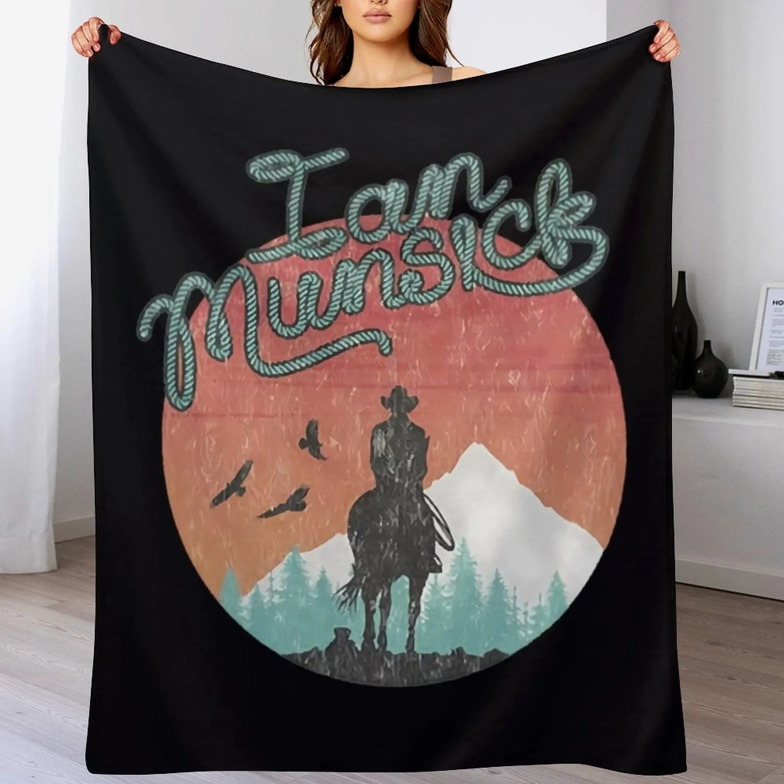 

Ian munsick m erch Sunset Ride\t Throw Blanket Sleeping Bag For Sofa Thin Blankets