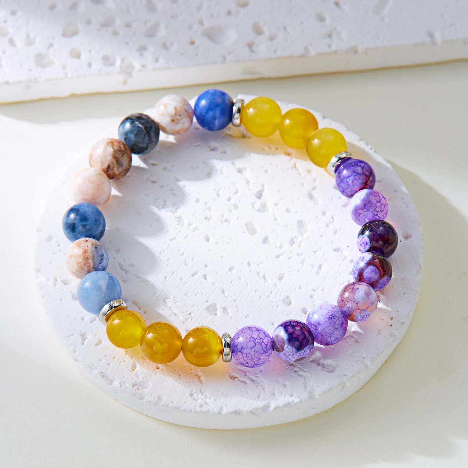 Neues trendiges Naturstein-Armband für Damen und Herren, lockt Glück, Geld an, Gesundheit, Bedeutung, Armband, Mode, Freundschaft, Schmuck, Geschenk – Detail 21