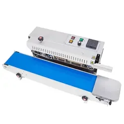 Junmin Hot Selling Desktop Plastic Film Bag Heat Sealing Machine With Production Date Code Continuous Heat Sealer