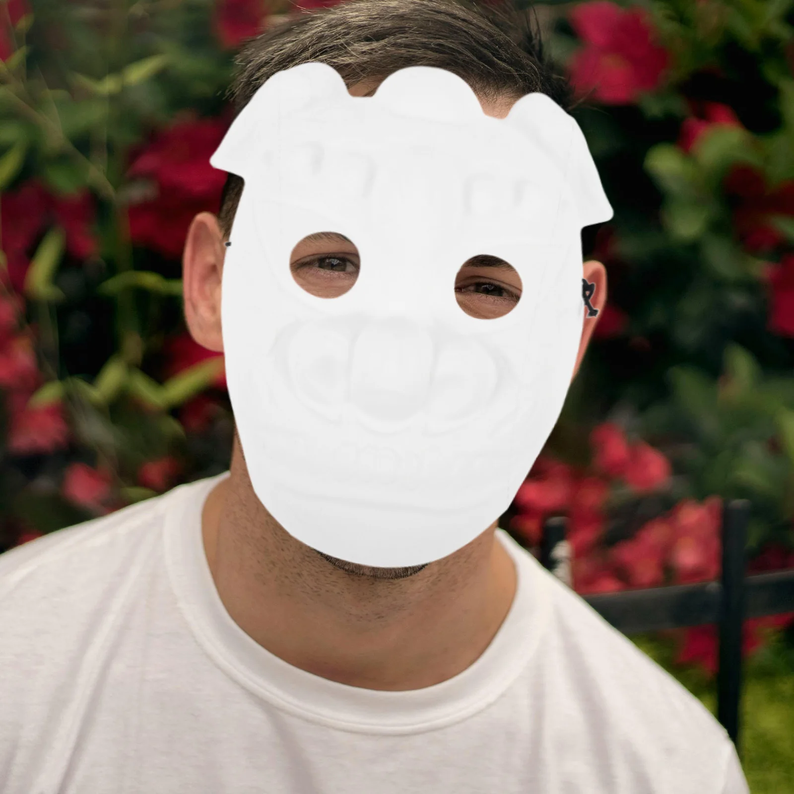 

DIY Unpainted PVC Blank Mask Pig Shape Craft Blanks Masquerade Accessories Cosplay Party Decorations Halloween