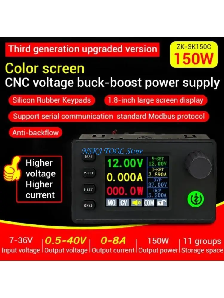 

L8RC 150W Adjustable Regulated Power Supply Constant and Constant Current Charging Module Regulator
