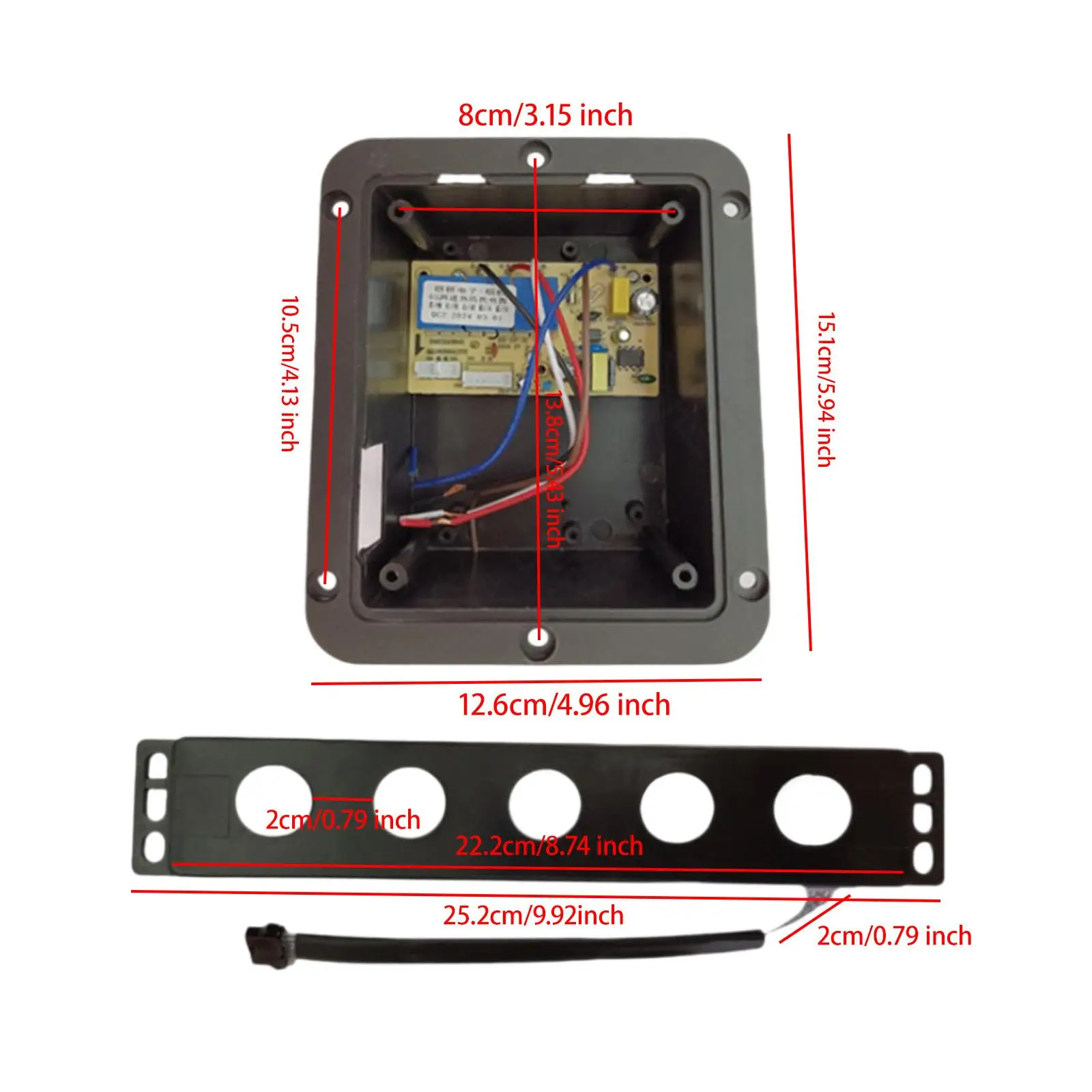 Carte de commande de hotte de cuisine, carte mère, accessoires de capots légers de remplacement 2 pour le commerce domestique