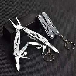 Portatile Mini Multitool 420 pinze Multitool in acciaio inox coltello cacciavite per sopravvivenza all'aperto campeggio caccia escursionismo strumenti