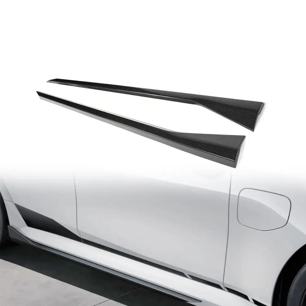 G90 Dry Carbon Fiber M5 Side Skirts Add-on Body Kit for BMW G90 G99 M5 2025