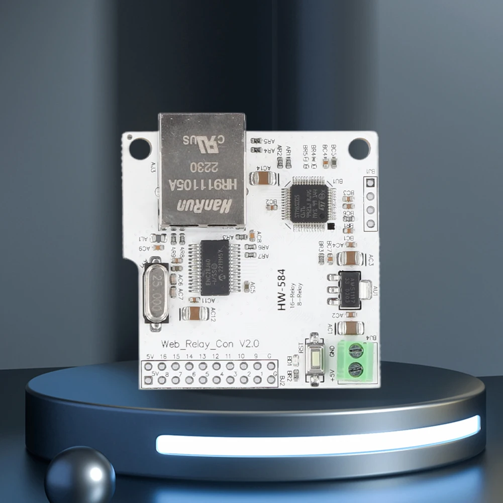 

8/16 Channel Network Control Switch Internet Relay Module Internet Management W5100 Network Wifi Relay Control Panel Module 2A