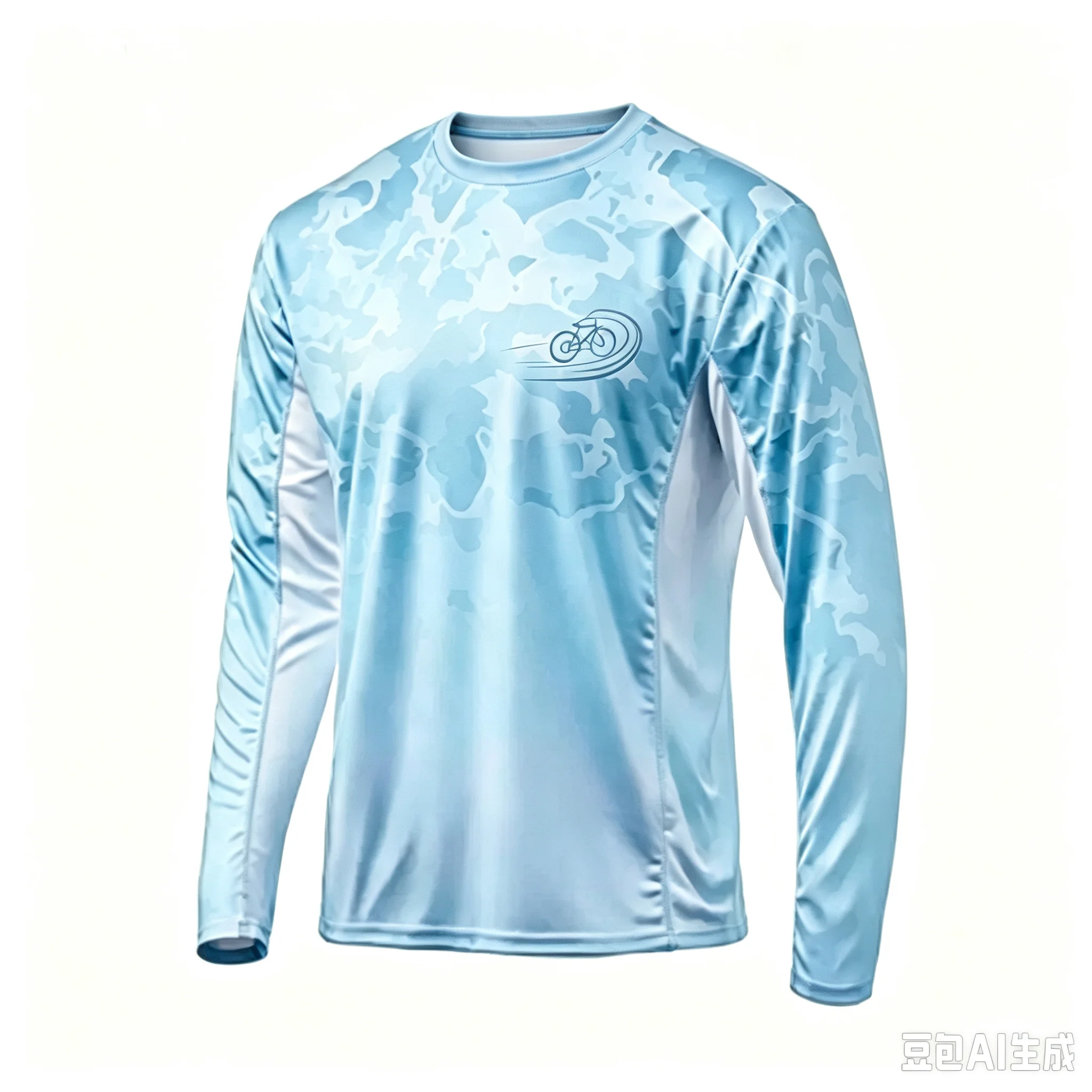 Atmungsaktives Langarm-Radtrikot/T-Shirt für Herren, Damen und Kinder – Outdoor-Sport-Oberteil / MX-Basisschicht (Frühling/Herbst) – Detail 8