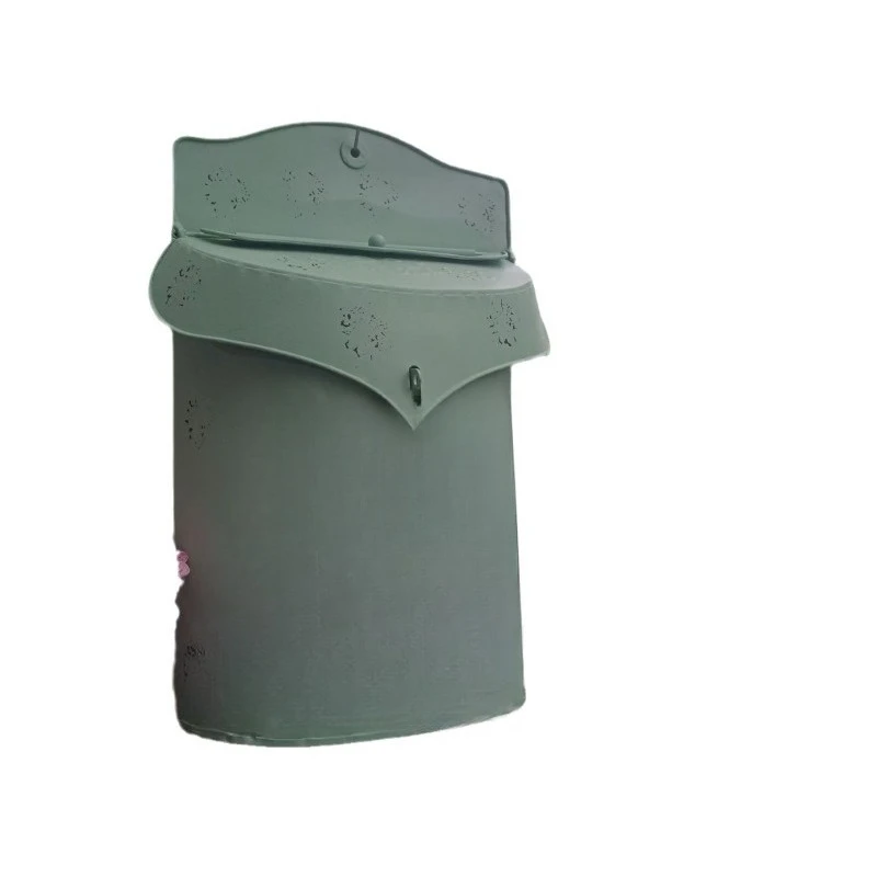 Wall Mounted 40*28*9cm Metal Crafts Mailbox Creative Countyard Villa Outdoor Newspaper Letterbox