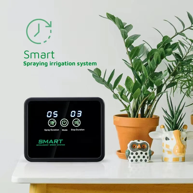 2024 Intelligent Reptile Fogger Electronic Humidifier Timer Automatic Mist System Kit Rainforest Water Spray Control Terrariums