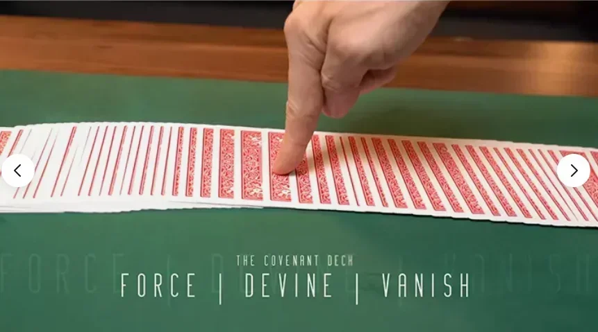 The Covenant Deck by David Penn and Marc Spelmann Close up Magic Tricks Illusions Gimmicks FORCE DIVINE VANISH Magic Magician