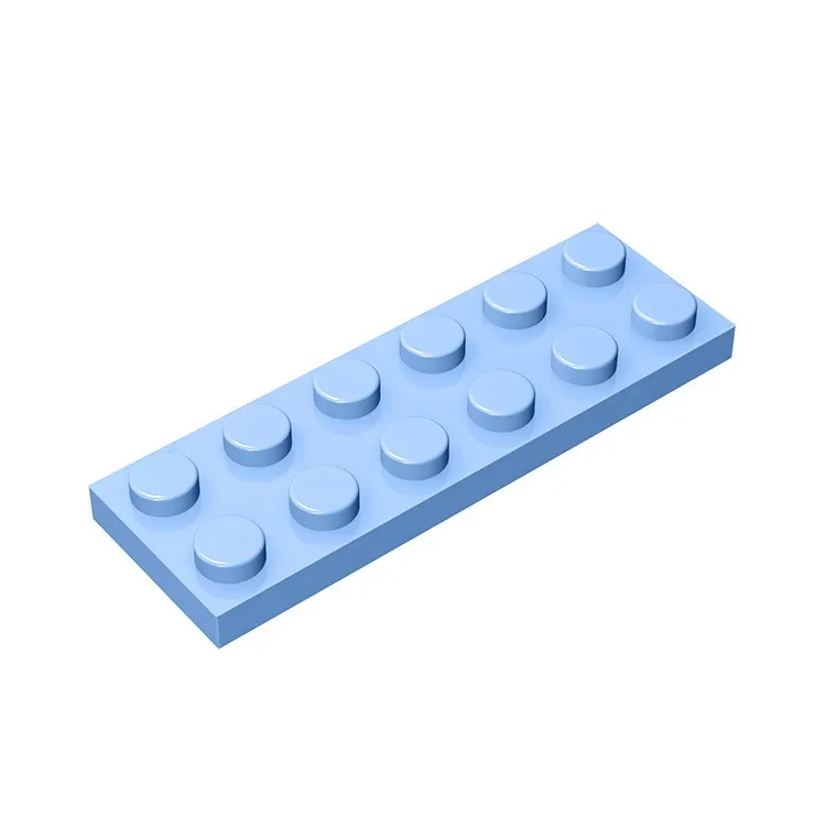 Gobricks GDS-512 Platte 2 x 6, kompatibel mit Lego 3795 Teile Kinder-DIY-Baustein, Partikelplatte zum Selbermachen