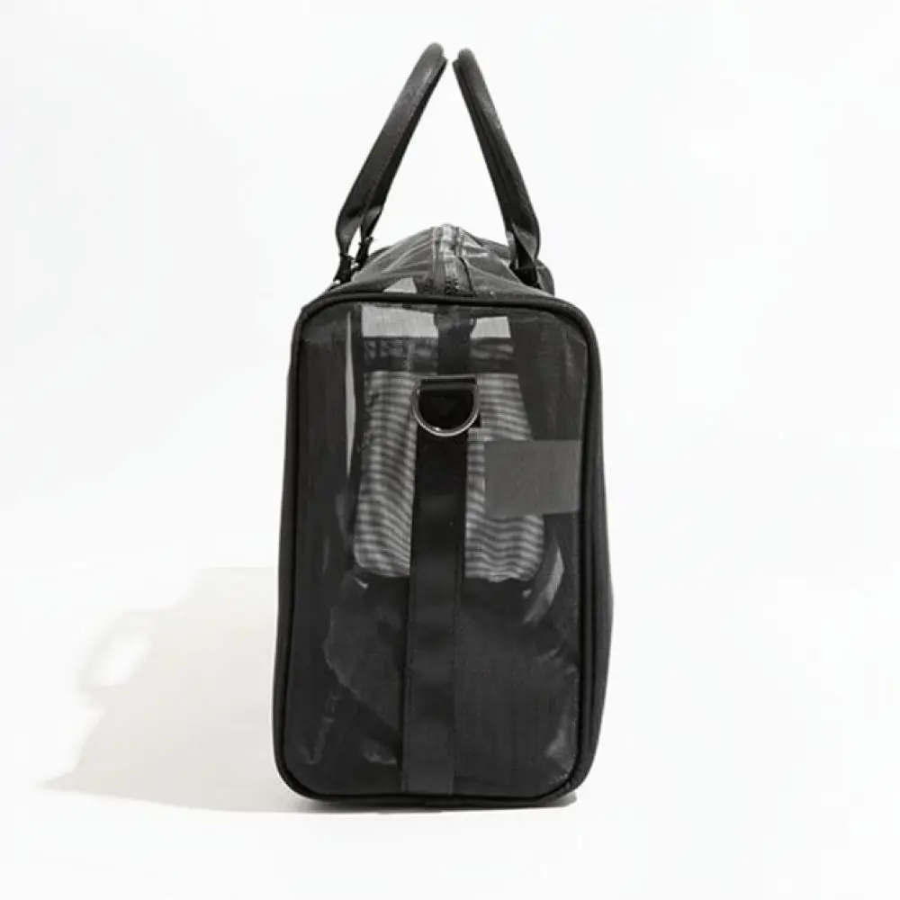 Bolsa de gimnasio deportiva de malla transpirable, bolso de yoga grande, bolso de mano para viajes, ligero, duradero, bolso de hombro para fitness