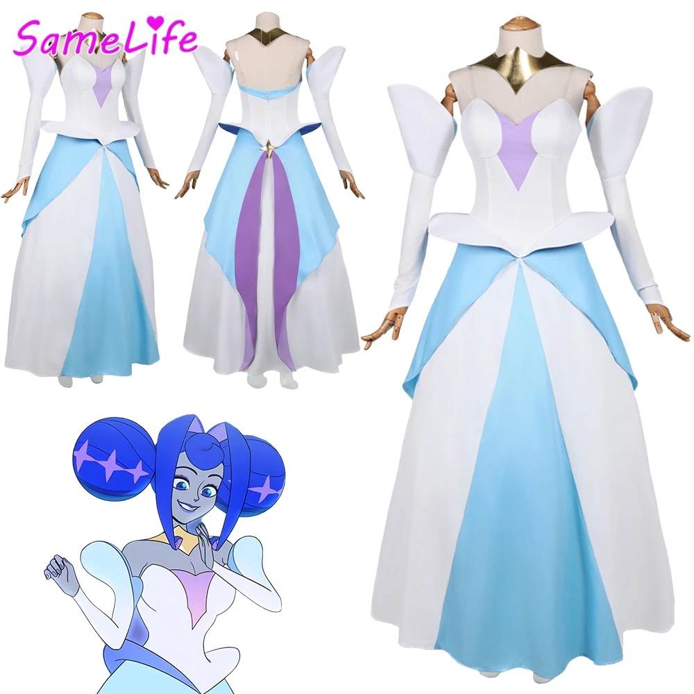 

Guinevere Cosplay Fantasy Clothing Dress 2025 Cartoon TV Knights of Guinevere Costume Disguise Halloween Women Roleplay Outfits