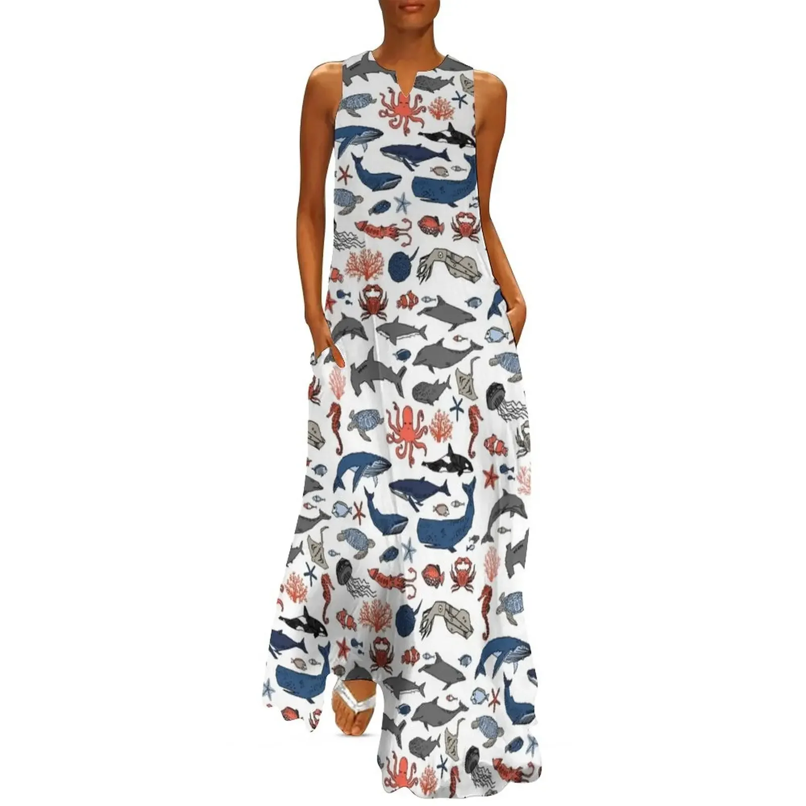 

Ocean Animals by Andrea Lauren Long Dress clothes dresses for official occasions Dress
