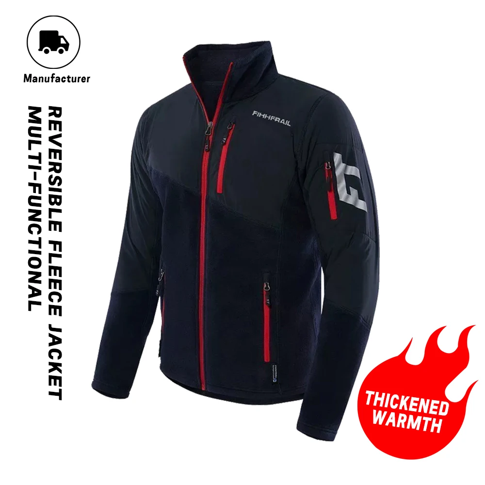 

Men’s Lightweight Warm Jacket Fleece Mid-Layer Keep You Warm And Comfortable In Cold Weather Use For Outdoor Hiking Underwear