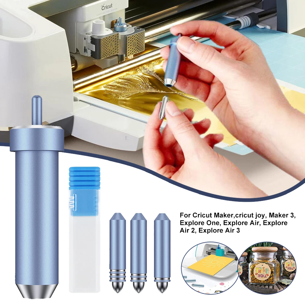 Universal Foil Transfer Tools Foil Transfer Kit With Medium And Bold BladesFor Cricut Maker Explore 3 Air 2 One Cricut Maker 3