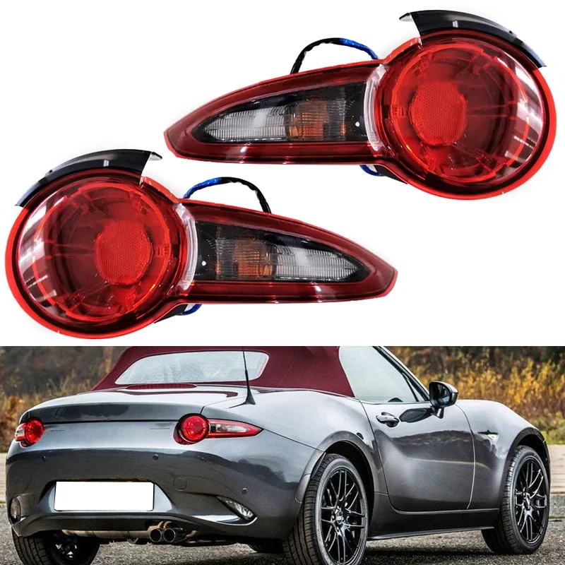 

Pop Car Rear Tail Light For Mazda MX5 2016 2017 2018 2019 2020 2021 Warning Brake Stop Fog Lamp Turn Signal Light Car Accessorie
