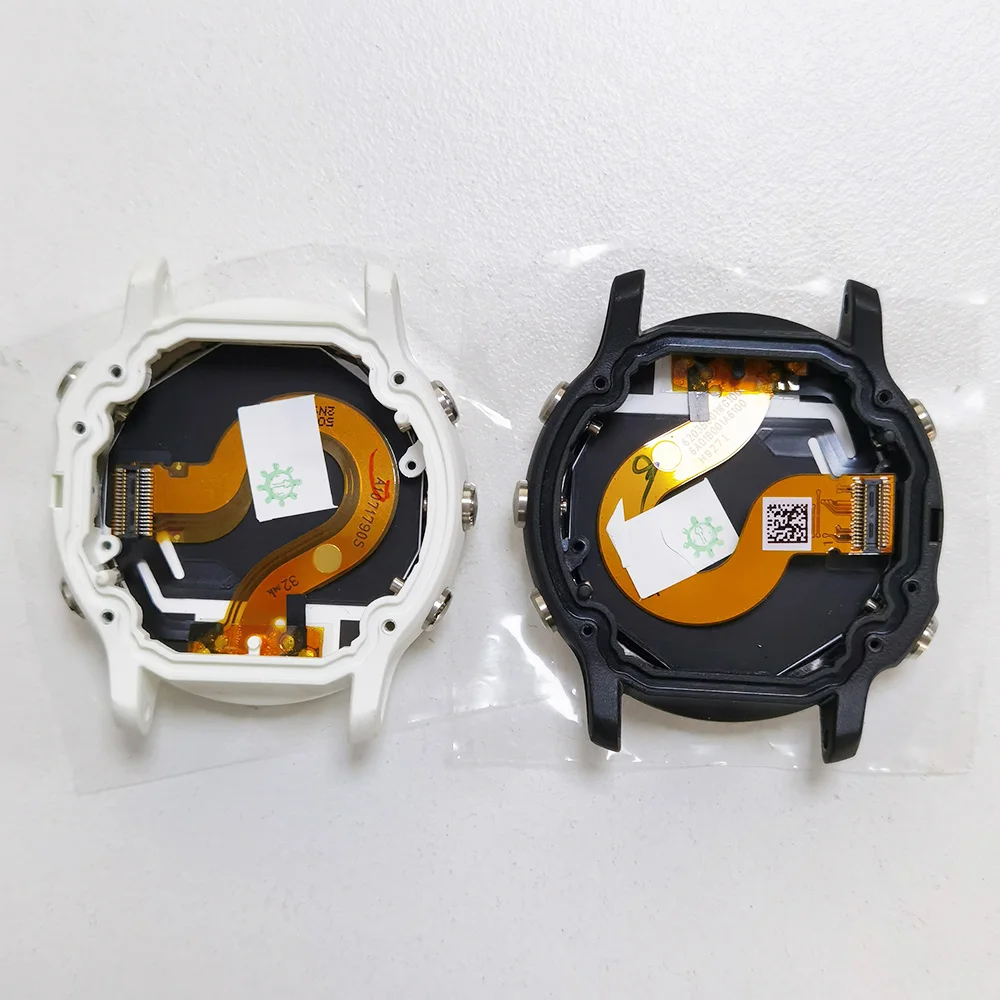 หน้าจอแสดงผล LCD สำหรับ Garmin Fenix 6S เคสฝาครอบด้านหน้าชุดหน้าจอ LCD อะไหล่ซ่อมดิจิไทเซอร์