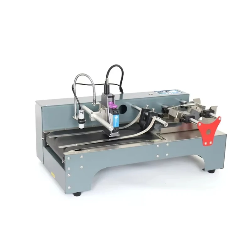 

FP130 Mini Desktop Paging Machine with Inkjet Printer Friction Feeder Date Coding Production Date Printing Machine