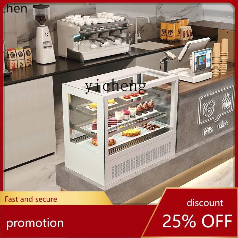 

Витрина-холодильник HXL для тортов, небольшой барный холодильник для напитков, коммерческий настольный холодильник с воздушным охлаждением для сохранения свежести