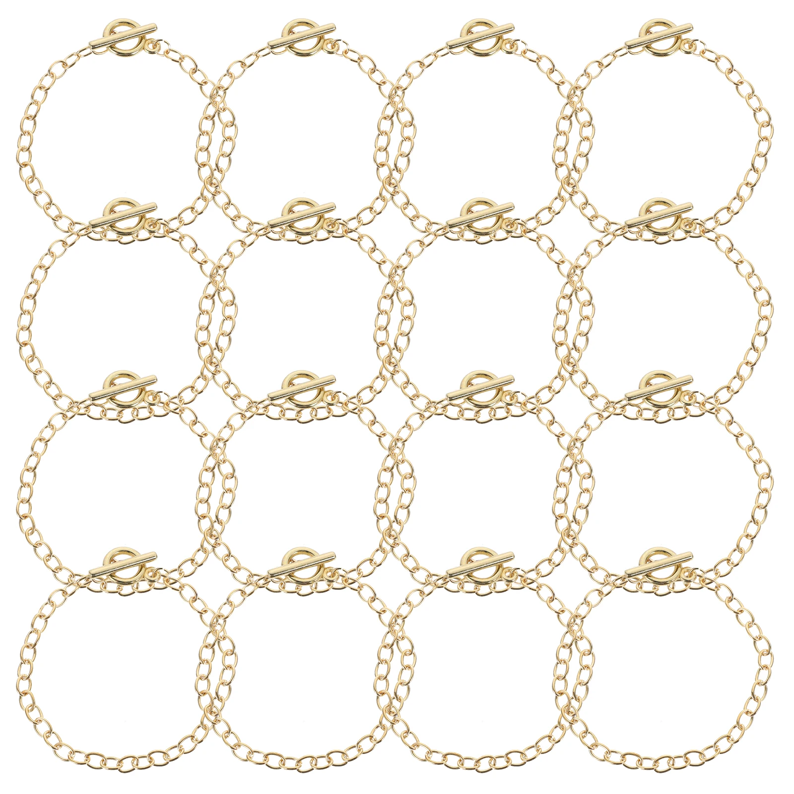 

30 шт., цепочки с застежкой для изготовления браслетов, устойчивые к ржавчине ювелирные изделия, цепочка «сделай сам», браслет-цепочка, звено цепи для женщин, изысканные