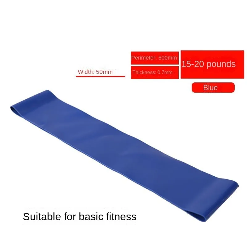 Portable Fitness Workout Equipment Rubber Resistance Bands Yoga Gym Elastic Gum Strength Pilates Women Weight Sports