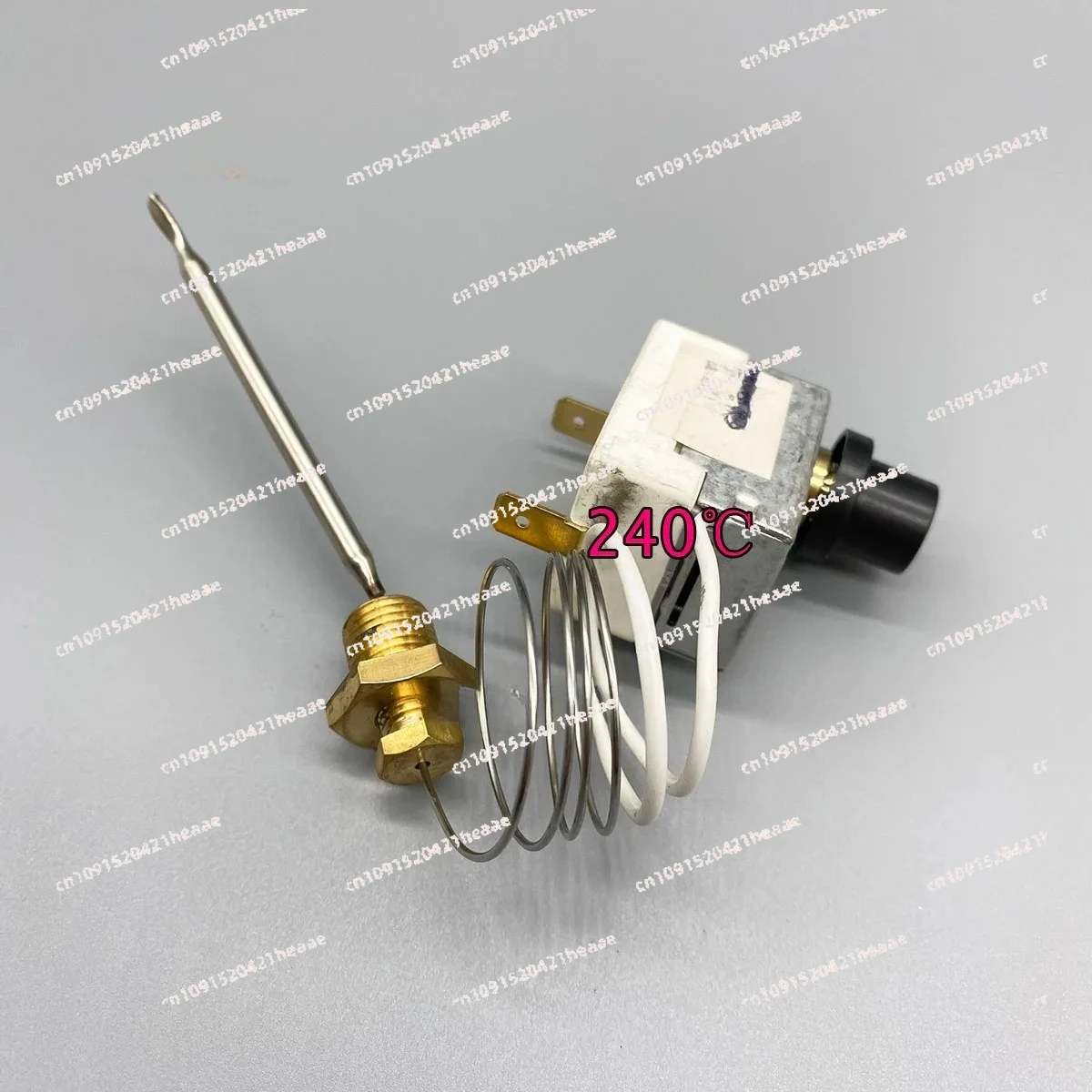 

Suitable for Universal Fryer Spare Parts Temperature Control ST-240C 250V 16A 240 Degree Thermostat With Brass Metal Nut