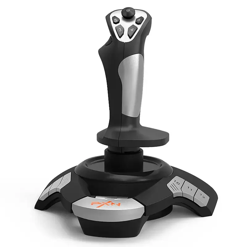 PXN F16 Simulated Flight Stick Joystick,Microsoft Simulation Competition Teaching Special Flight Game Aircraft Controller for PC