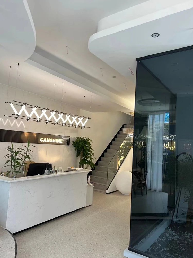 Nordic einfache Industrielle Moderne Led Kronleuchter Restaurant Bar Cafe Anhänger Lampe Esszimmer Insel Hängen Licht Glanz Leuchte