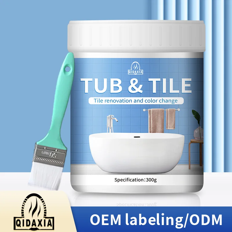 Water-Based Paint For Tile Color Change Glass And Ceramic Renovation Bathroom Paint And Indoor Tile Paint