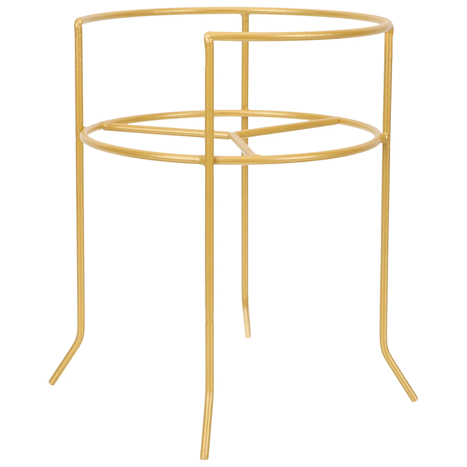 

Golden Thin Leg Frame Bucket Stand for Beer Dispenser Metal Drink Holder Party Juice Container Base Barrel Home Supplies